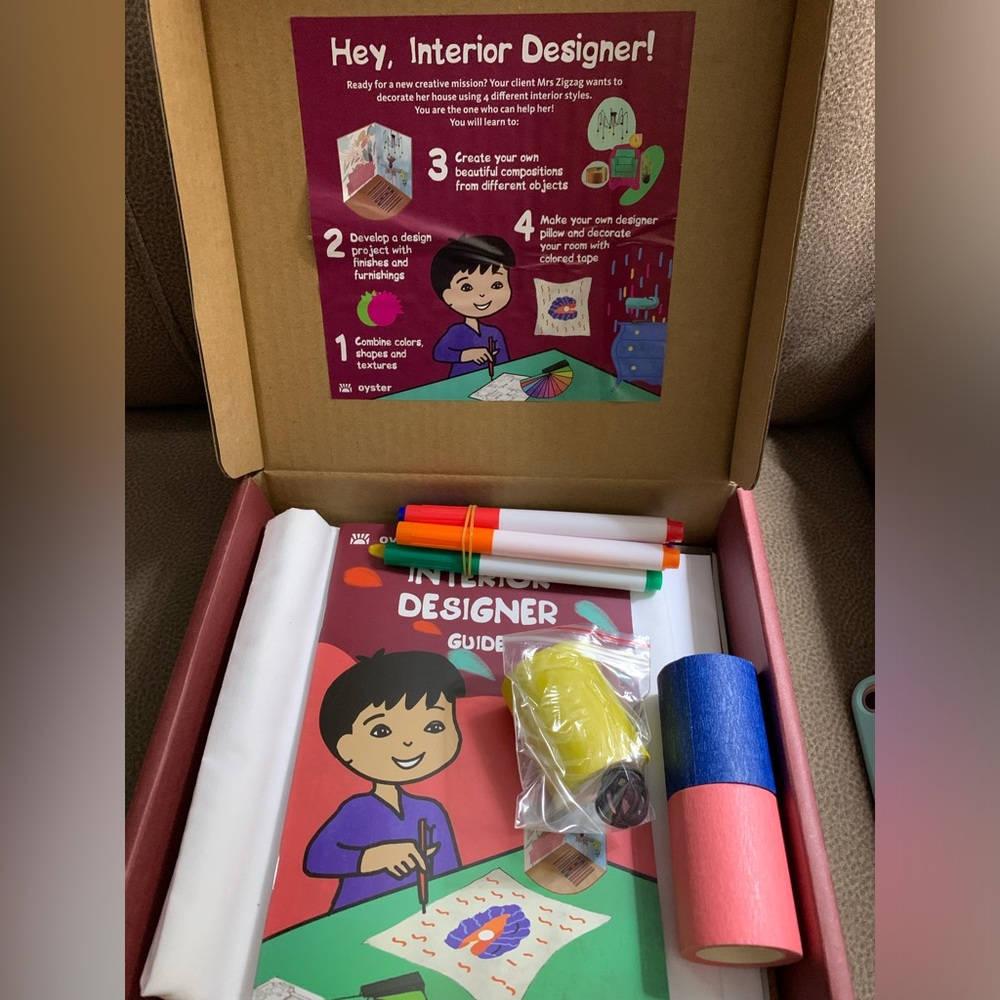 Oyster Kit for Kids Interior Designer Kit New